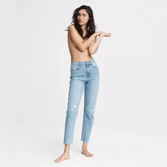 NWT Rag & Bone Nina High-Rise Cigarette Denim Jeans sz 31 - Picture 2 of 14